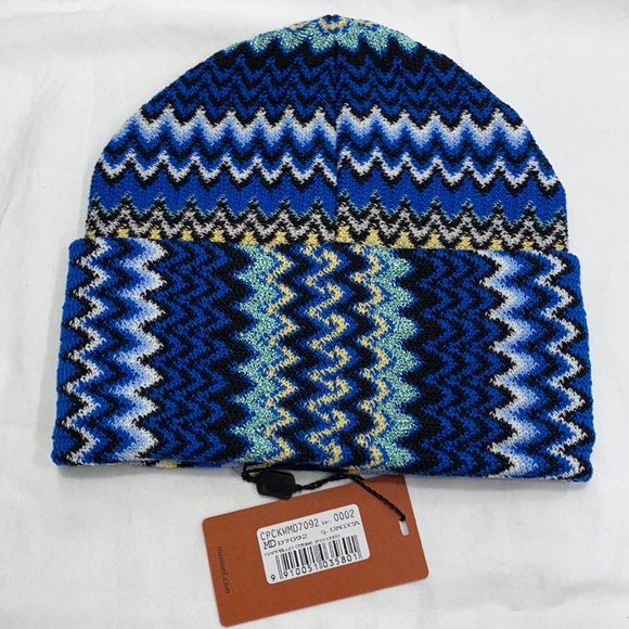 MISSONI Chevron Wool Blend Beanie & Scarf Set (2 Piece Set) - Picture 10 of 17